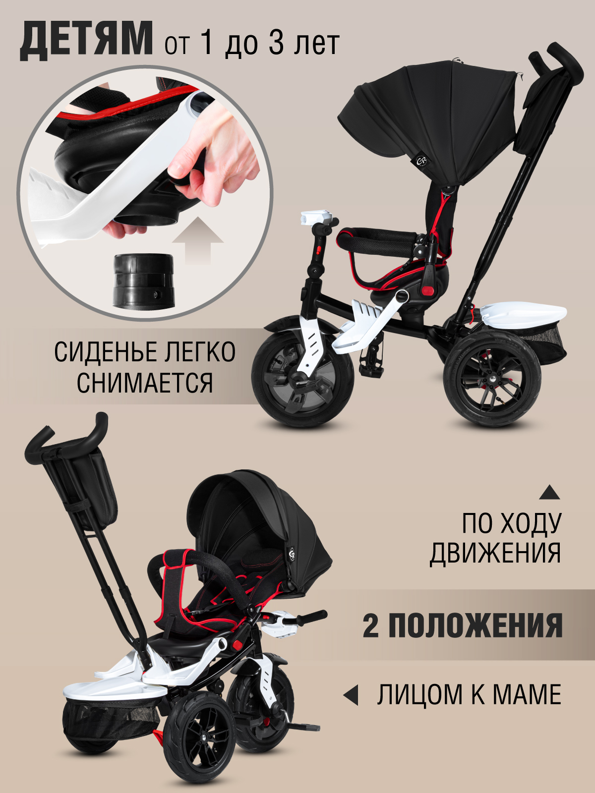 Трехколесный велосипед CITYRIDE - фото 3