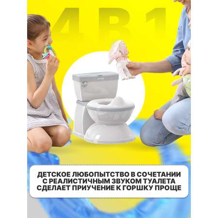 Горшок-унитаз Honest Shop со звуком