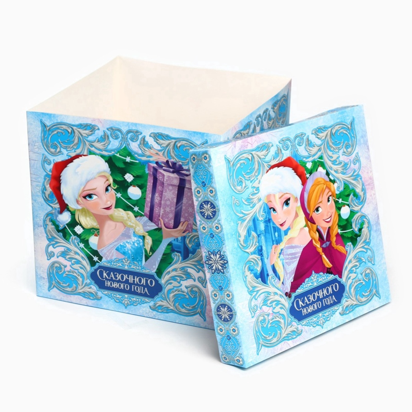 Коробка складная, новогодняя Дарите Счастье "Сказочного Нового года", 30 х 30 х 30 см - фото 7