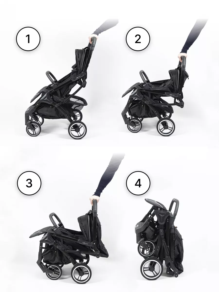 Коляска прогулочная Nobumi Sigma синий - фото 40