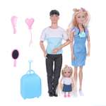 Кукла модельная Карапуз София Семья высота 29 см