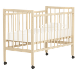 Детская кроватка Wloo Кроватка детская деревянная, без маятника (береза, бежевый)