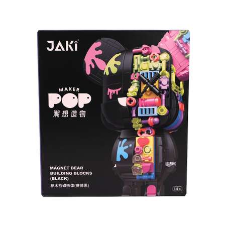 Конструктор JAKI Bearbrick Cyberblack