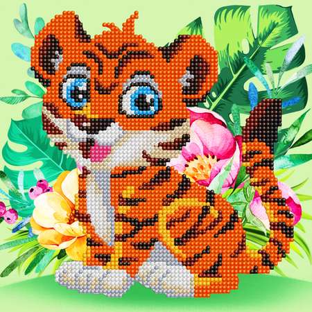 Алмазная мозаика KIKI Тигрёнок