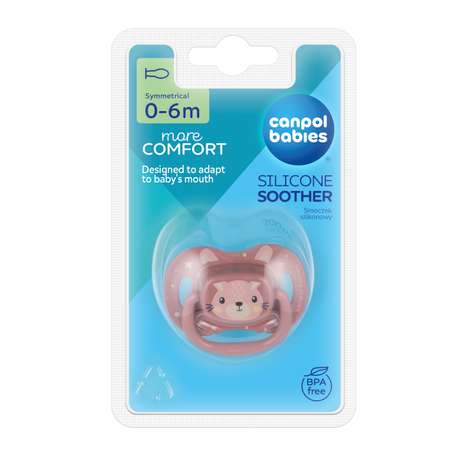 Пустышка Canpol Babies силикон от 0 мес. 1 шт.