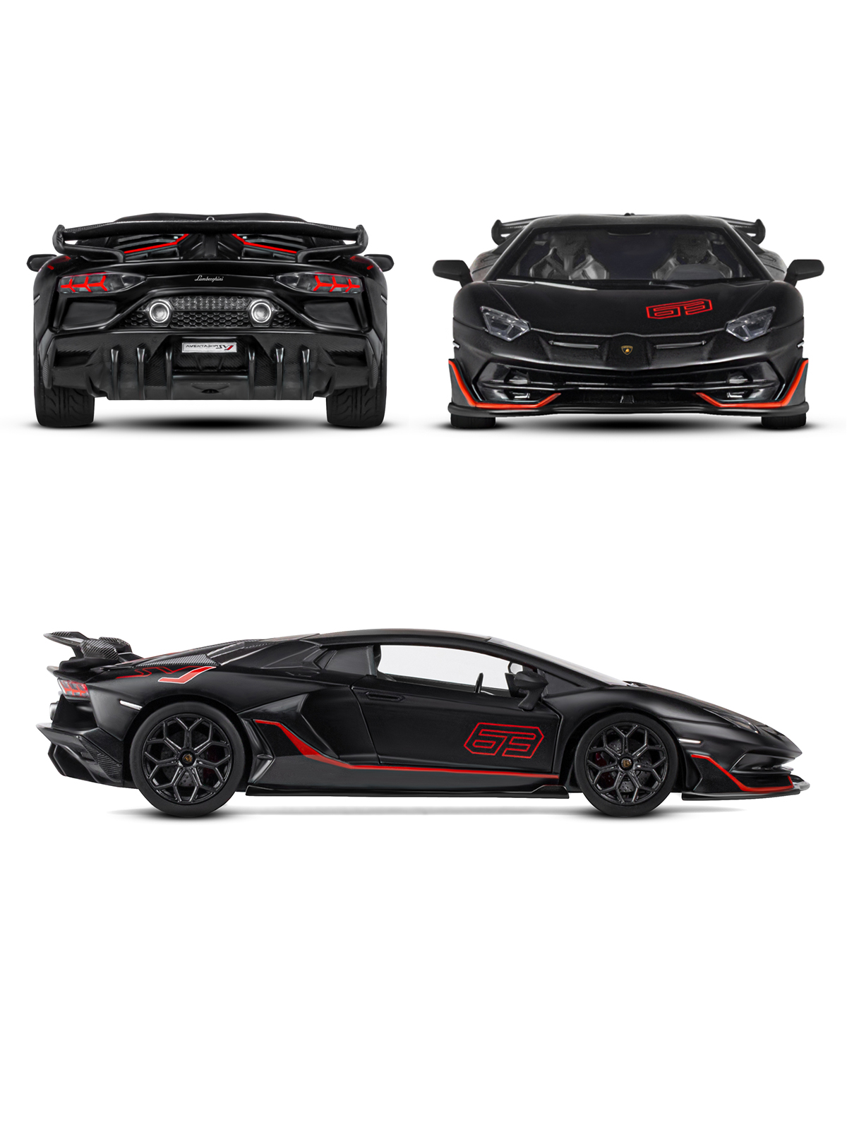 Автомобиль АВТОпанорама Lamborghini Aventador SVJ 1:24 JB1251511 - фото 27