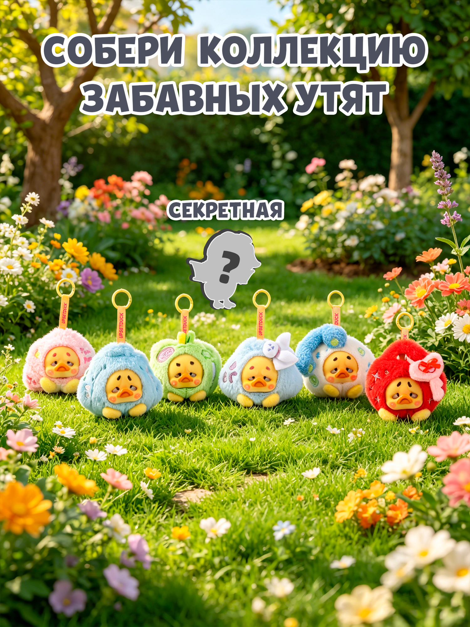 Мягкая игрушка Upset Duck Little Secret Duck - фото 8