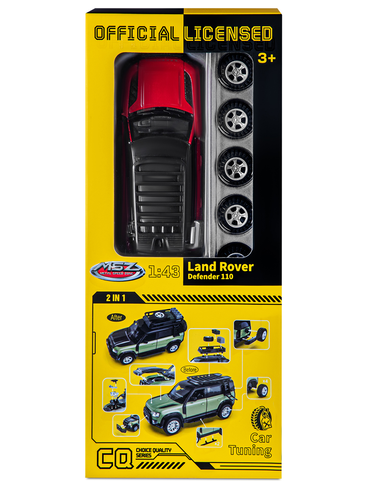 Автомобиль AUTODRIVE Land Rover Defender 110 Сборная модель 1:43 JB1251654 - фото 10