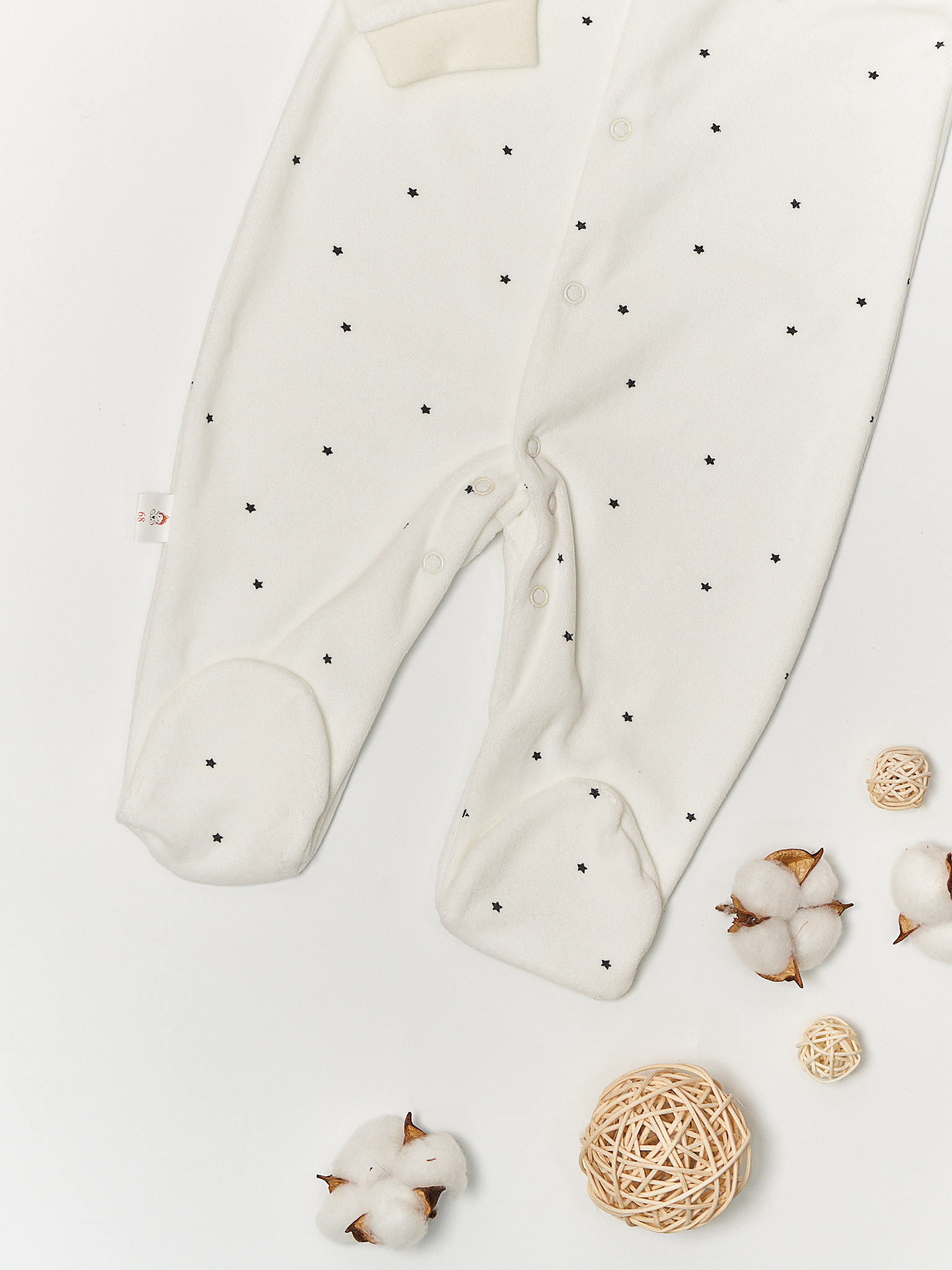 Комбинезон МАЛЫШЕЕВО Звезды белый - фото 10
