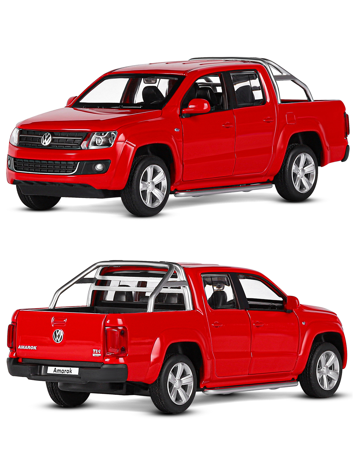 Пикап АВТОпанорама Volkswagen Amarok 1:30 JB1251805 - фото 11