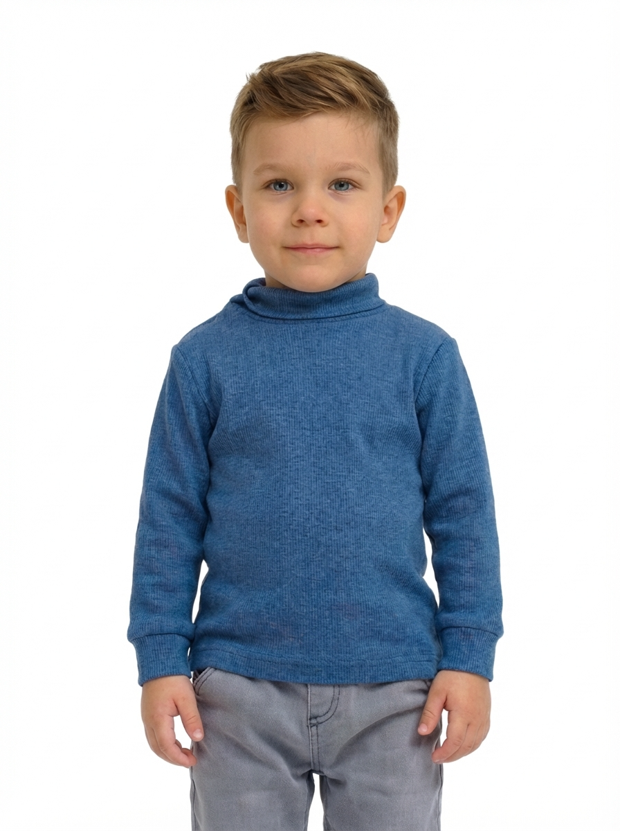 Водолазка TOTEMFOX 231КН3F/индиго меланж - фото 1