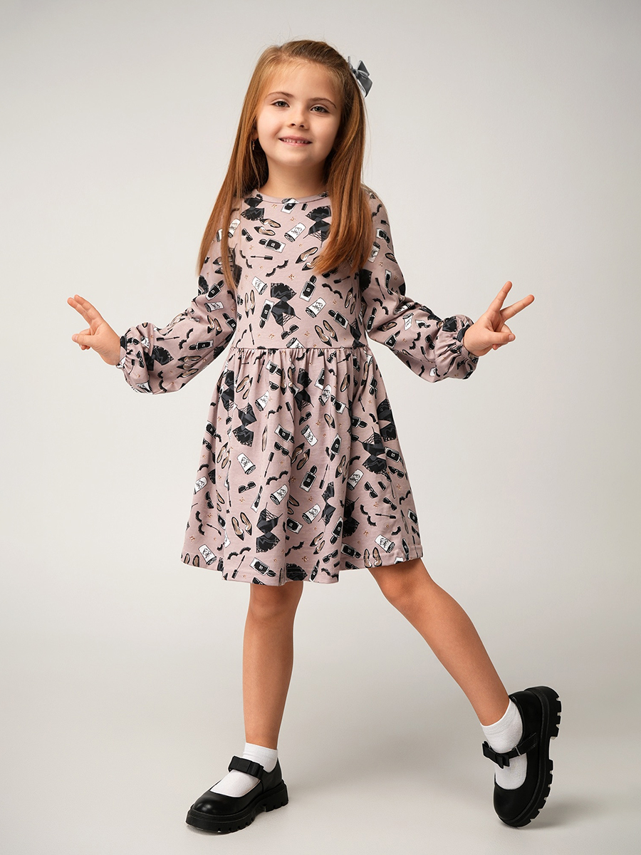 Платье HappyFox HF0270SPстиль.кофейный - фото 7