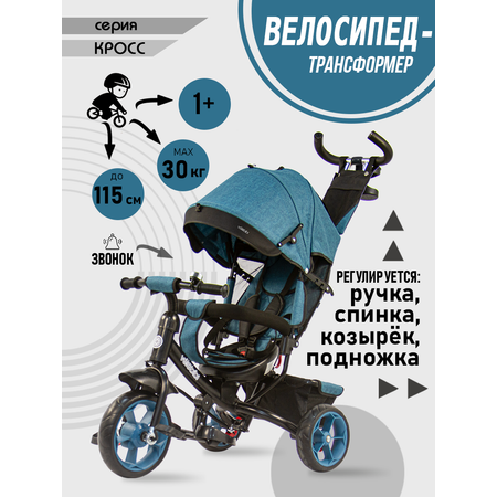Трехколесный велосипед Velobibi 10 дюймов