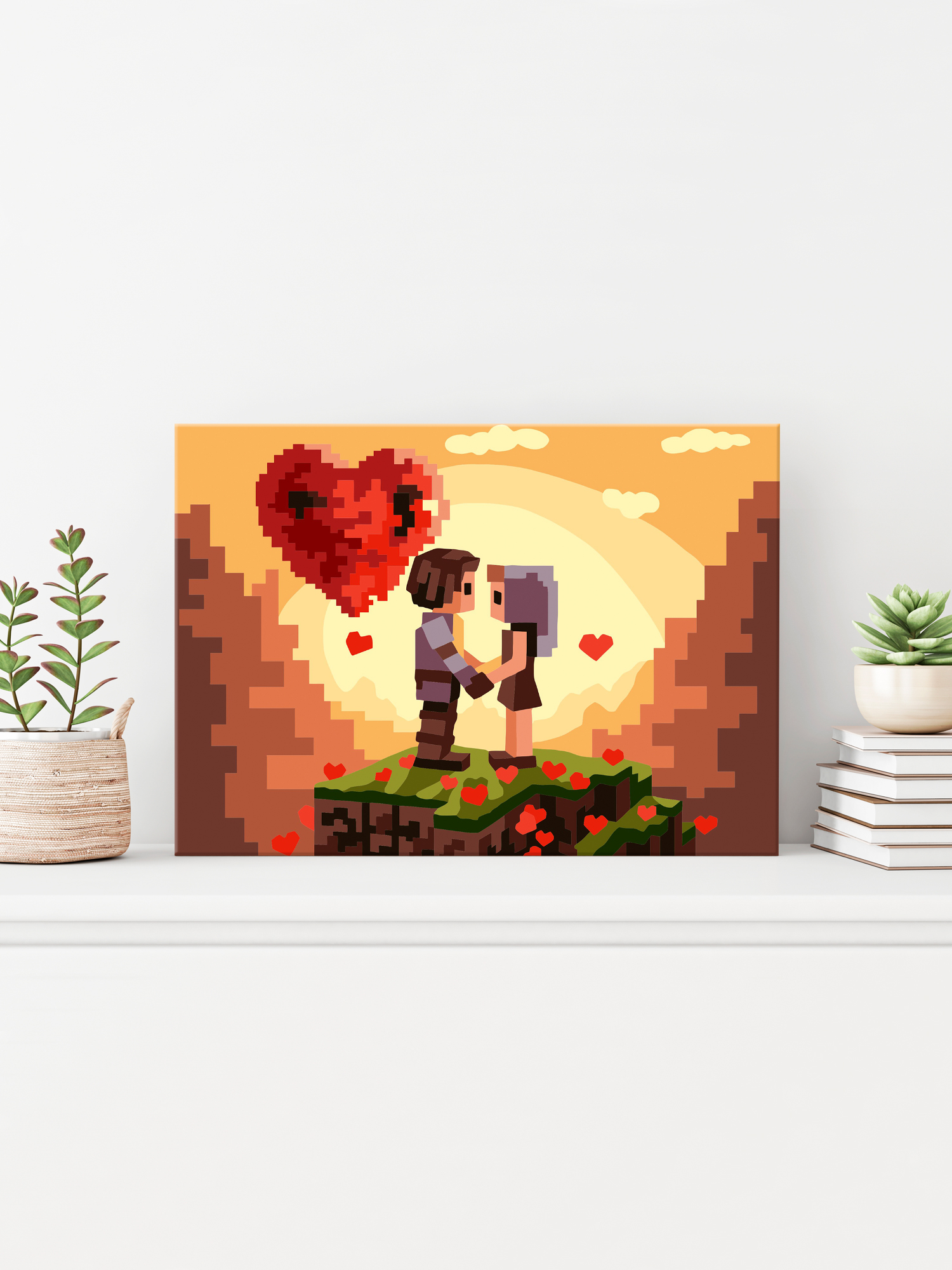 Картина по номерам Hobby Paint Любовь пикселей в ассортименте - фото 3