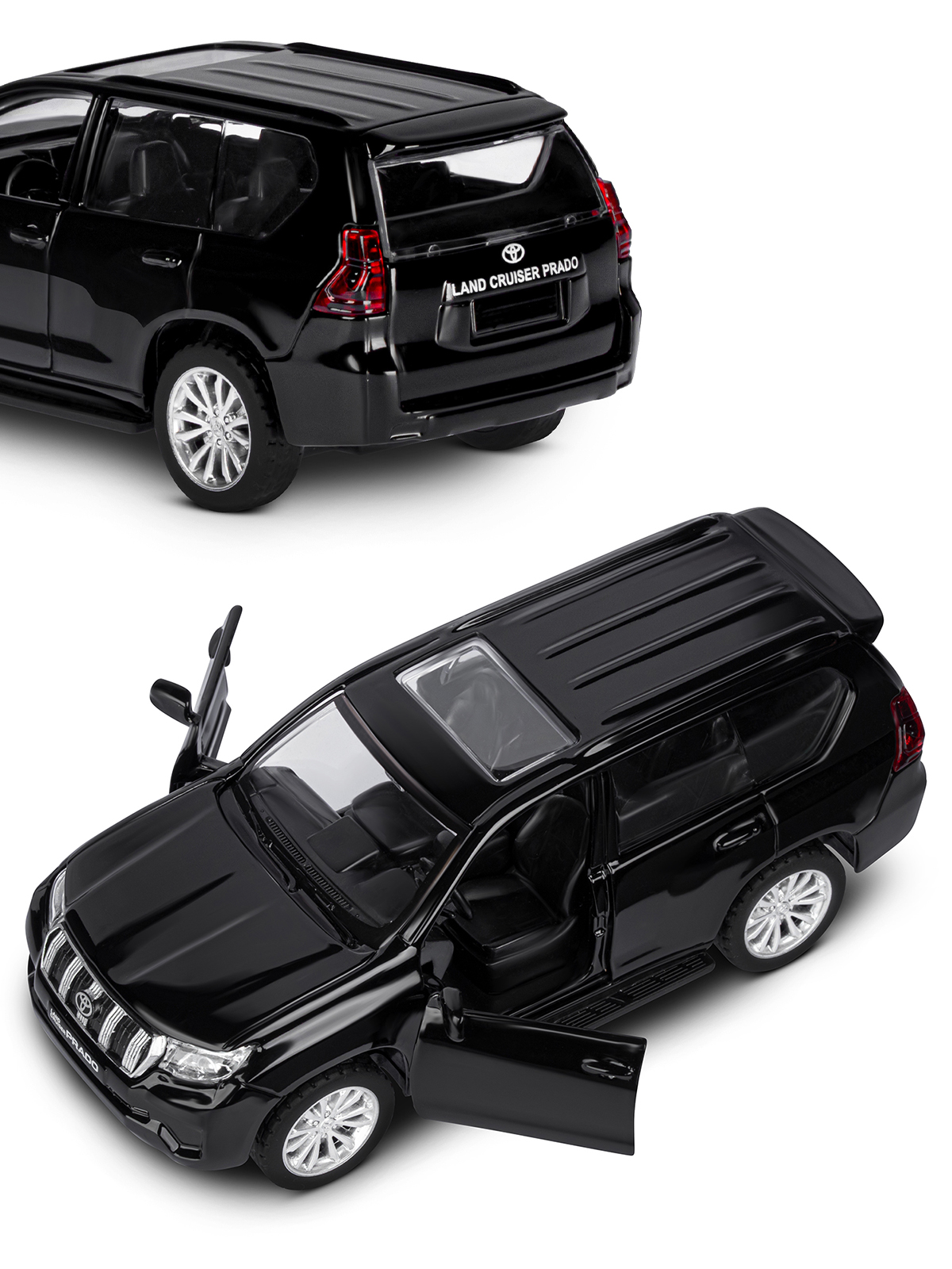 Внедорожник АВТОпанорама Toyota Land Cruiser Prado 1:43 JB1251022 - фото 9