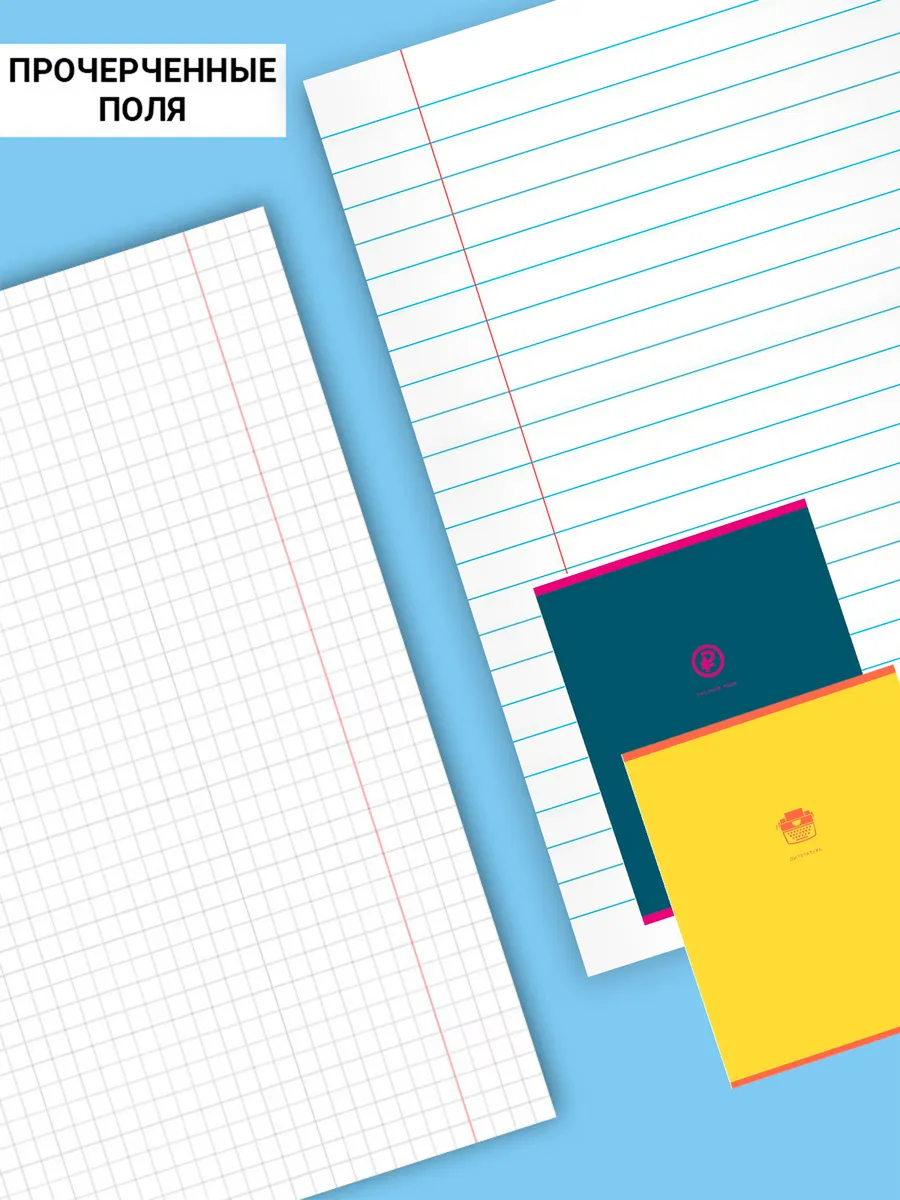 Тетрадь BG 48 лист. 12 шт. (Алгебра, Английский язык, Биология, Физика, География, Геометрия, Химия, Информатика, История, Литература, Обществознание, Русский язык) - фото 3