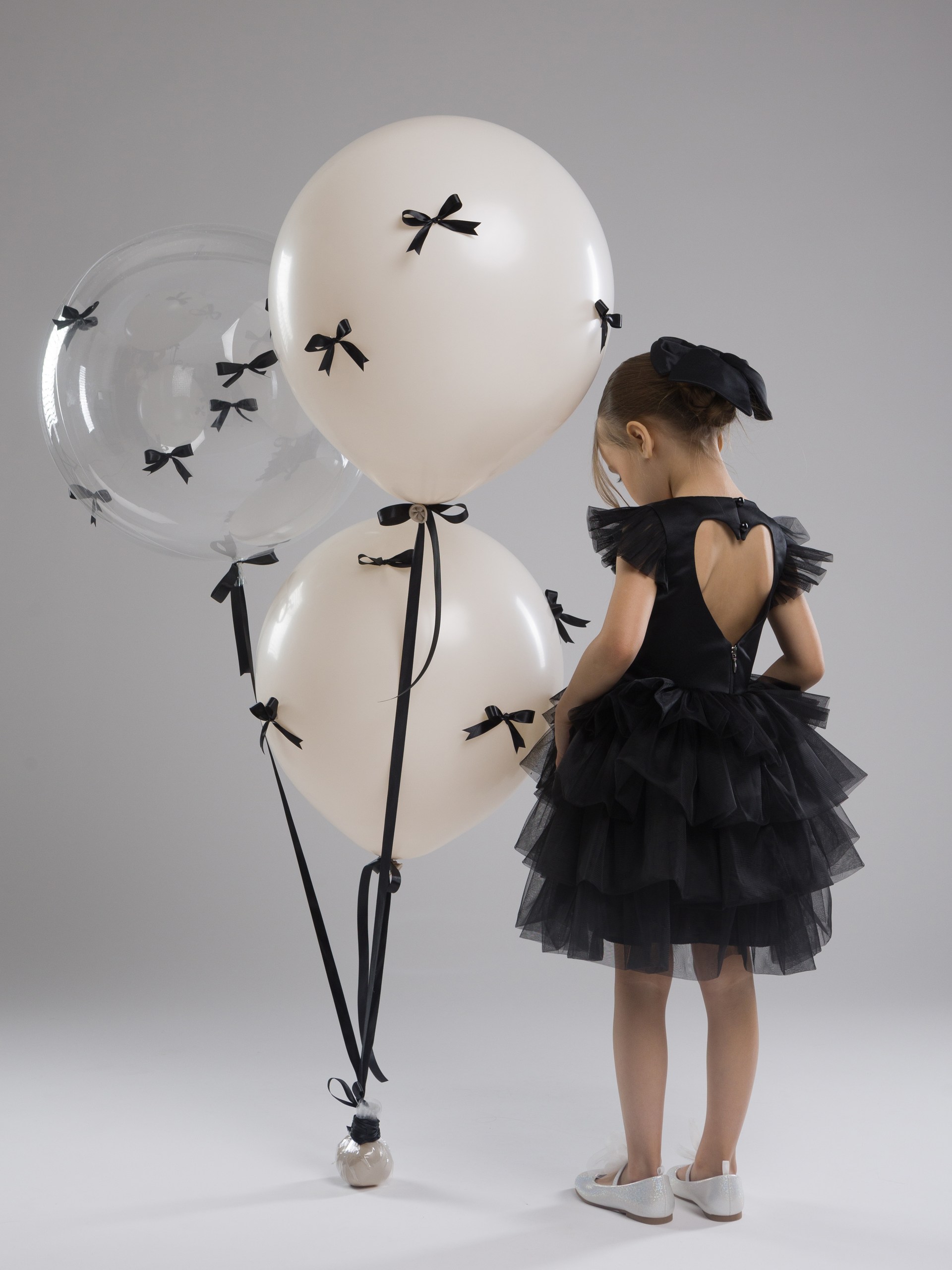 Платье LELUkids 1231.24_зефирка_черный - фото 12