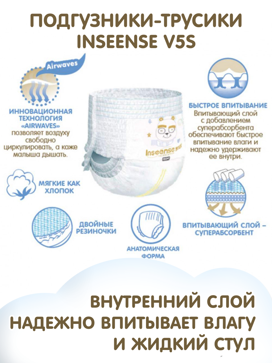 Трусики INSEENSE XL (12-17 кг) 34 шт. - фото 2