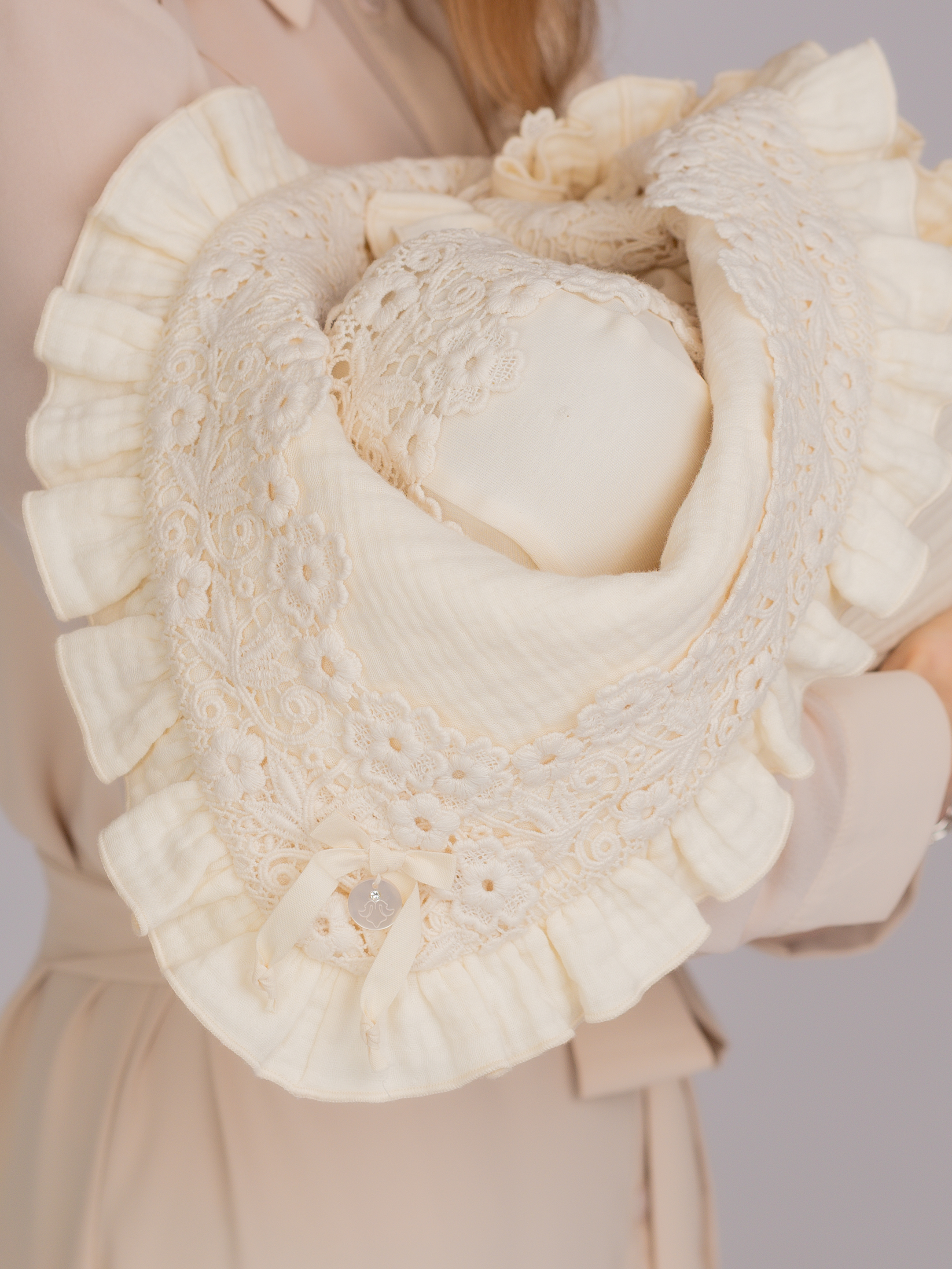 Плед НаследникЪ Выжанова плед для новорожденного 95 x 95 см хлопок - фото 8