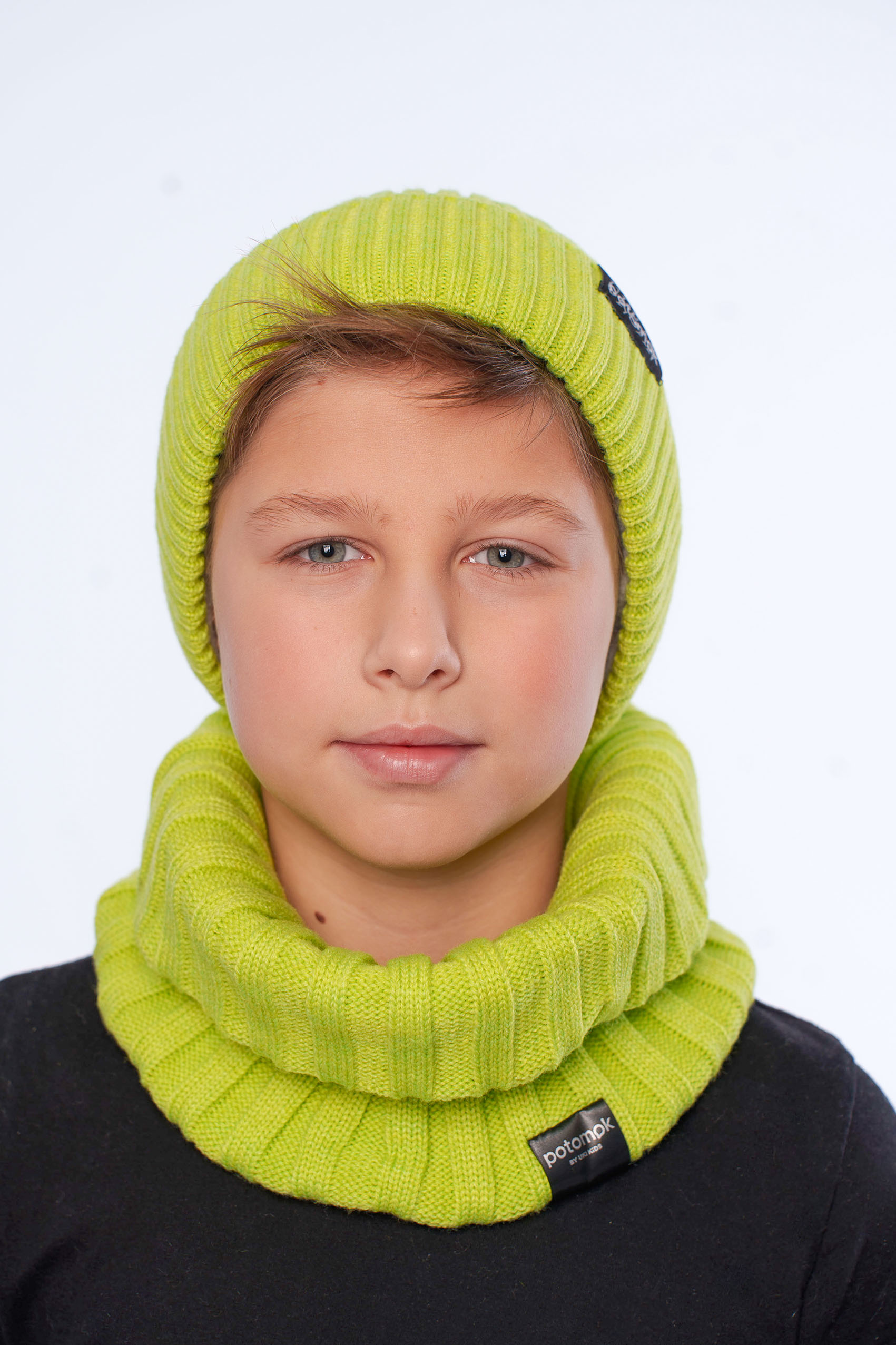 Шапка Potomok 14w24-238сал - фото 2