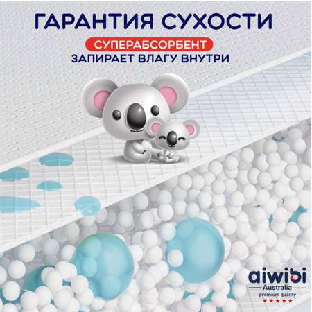 Пелёнки одноразовые AIWIBI 40х60 см 5 шт.