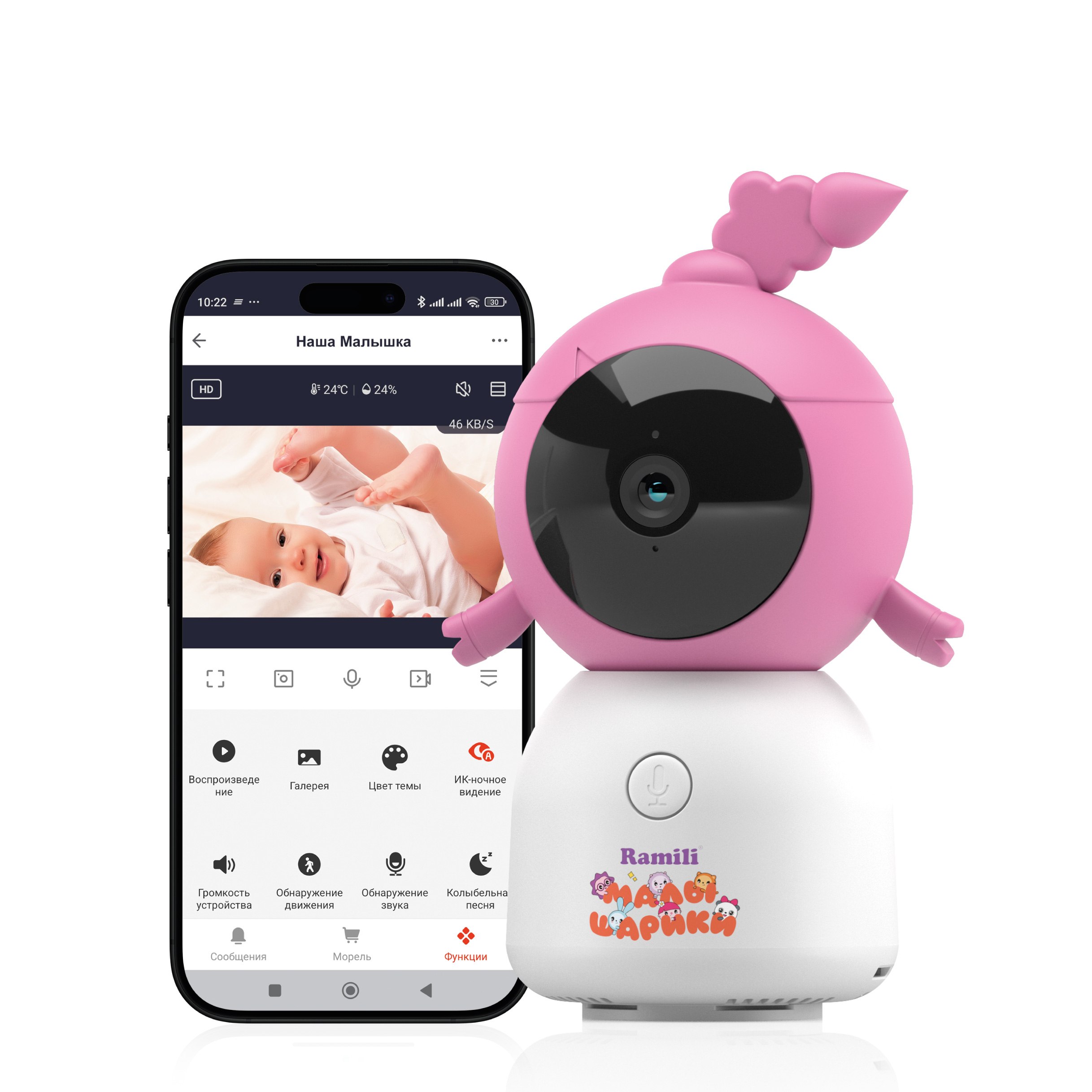 Видеоняня Ramili Малышарики Нюша - фото 10