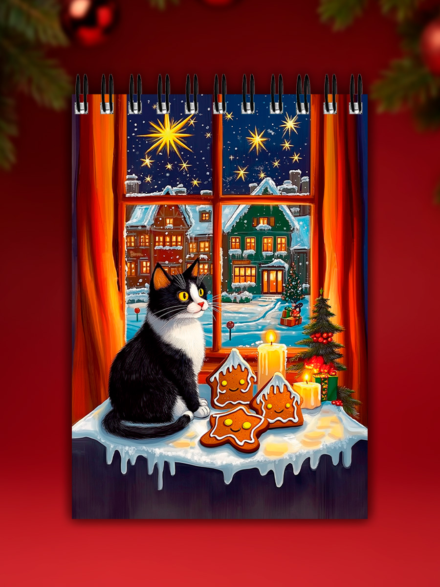 Блокнот Prof-Press Новогодние картинки 32 лист. - фото 12