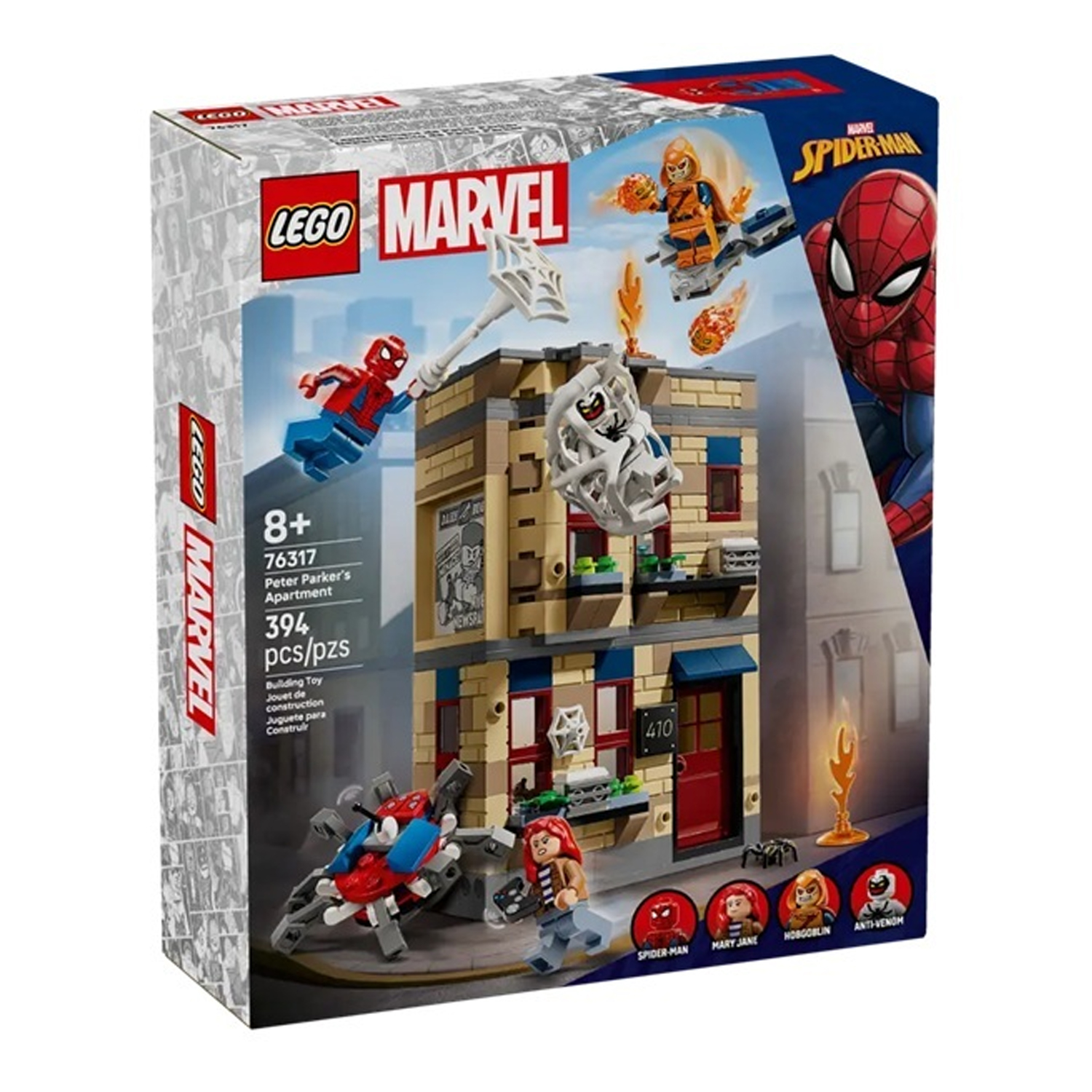 Конструктор LEGO Marvel Super Heroes Квартира Питера Паркера 394 дет. - фото 2