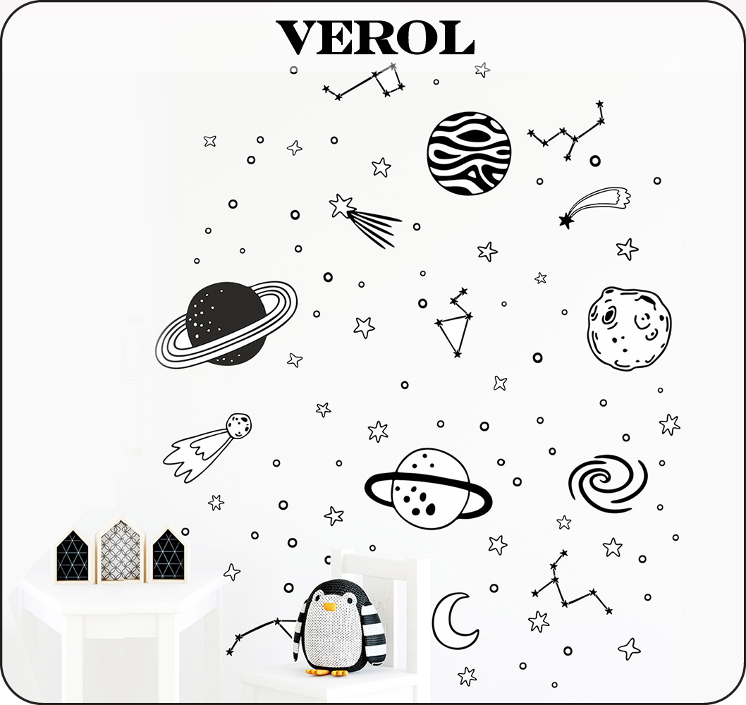 Наклейки интерьерные VEROL Планеты и космос - фото 1