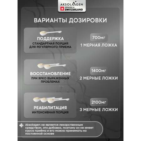 Морской коллаген 1 2 3 типа AKSOLAGEN с экстрактом кокосового молока