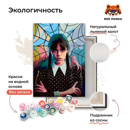 Картина по номерам Red Panda