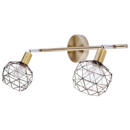 Люстра потолочная ESCADA 1128/2P E14*40W Antique brass