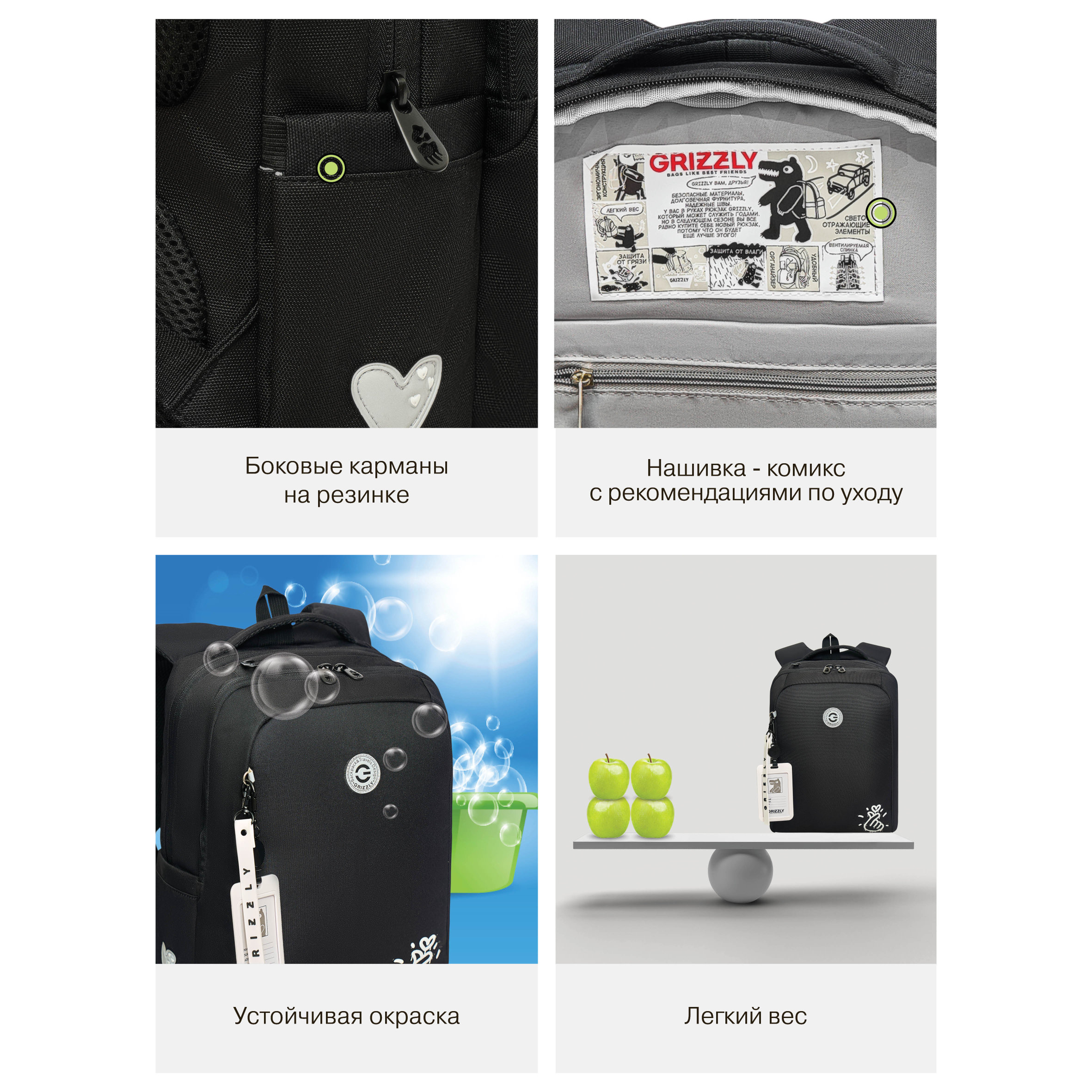 Рюкзак Grizzly для девочки - фото 13