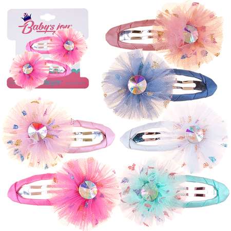 Зажим для волос Babys JOY 2шт в ассортименте NY40