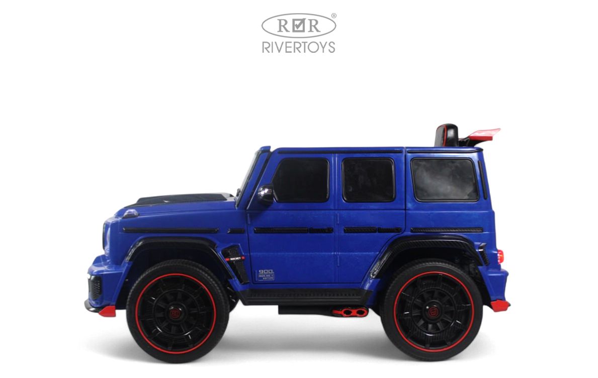 Электромобиль RIVERTOYS Mercedes Z777ZZ-BLUE С пультом ДУ - фото 5