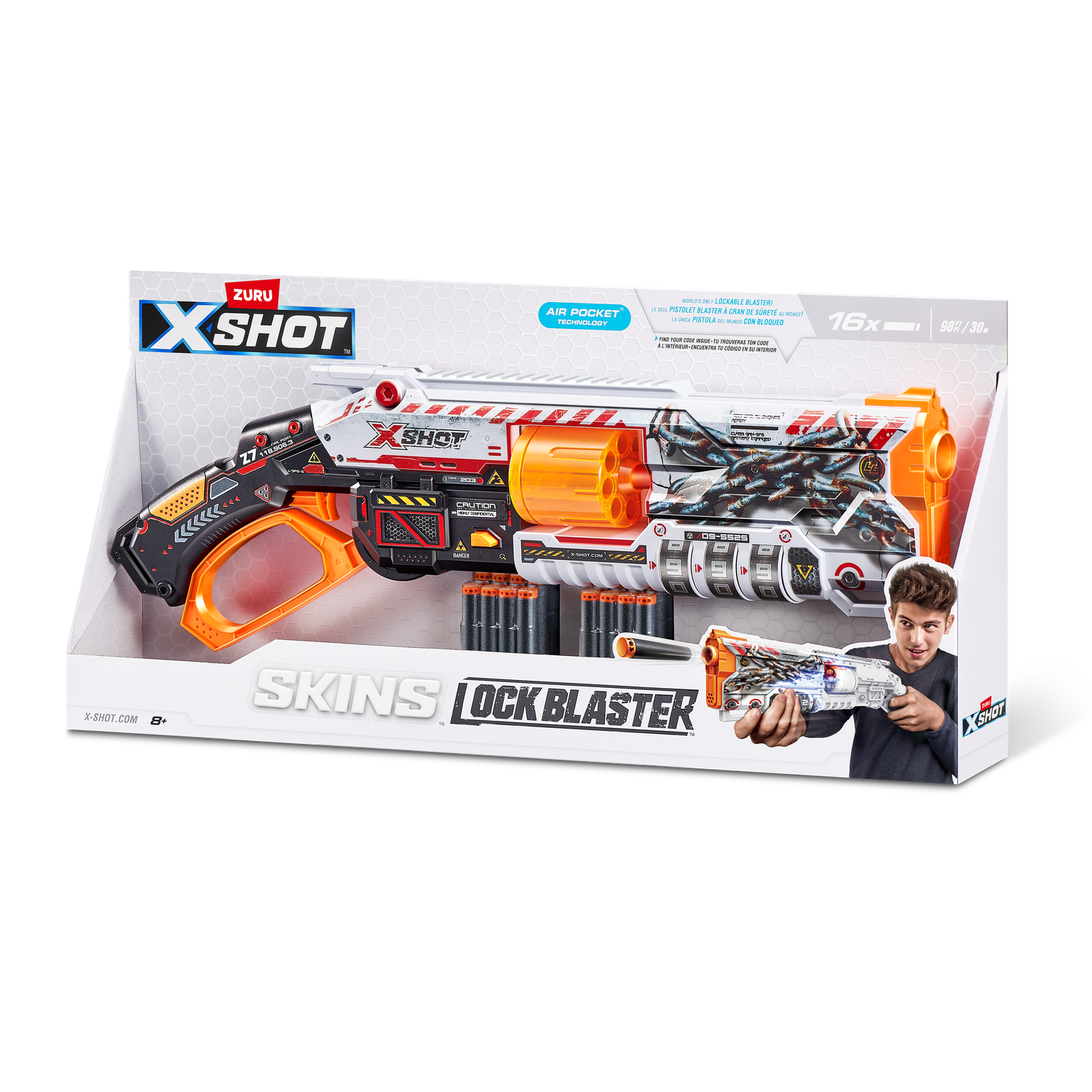 Бластер Zuru XSHOT  Skins Lock Gun - фото 12