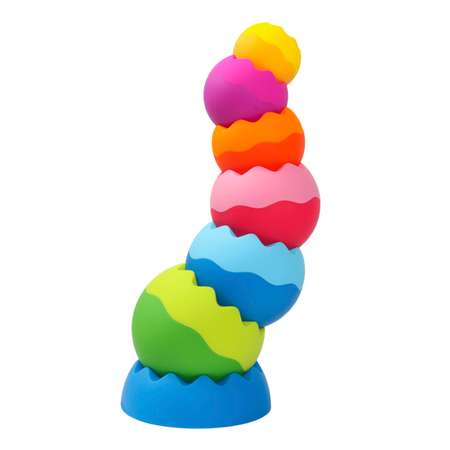 Пирамидка Fat Brain Toy 7деталей Разноцветный F070ML