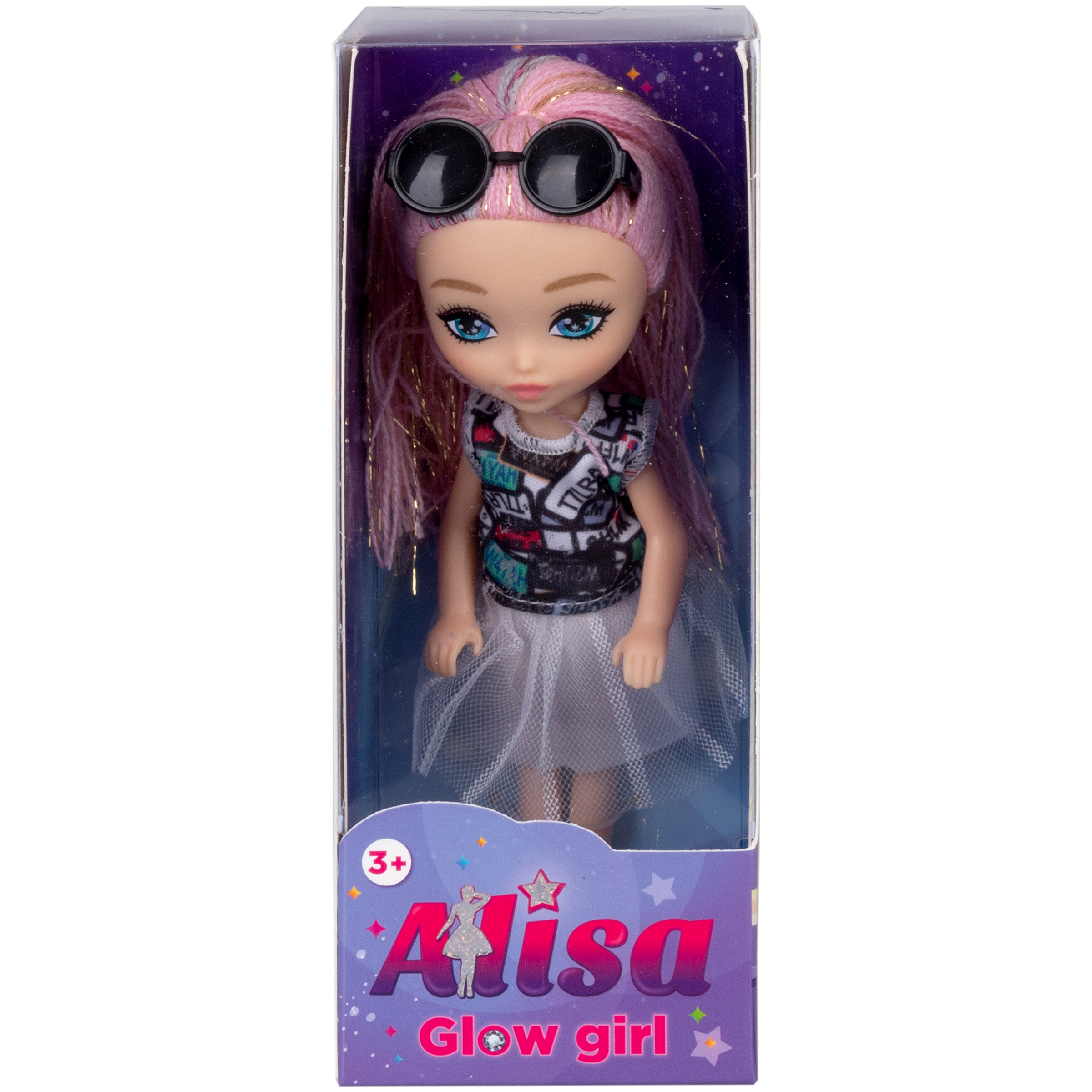 Кукла мини 1TOY Alisa glow girl Т25196-1 - фото 2