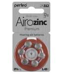 Батарейки Perfeo Za312 6bl Airozinc Premium 6 штук