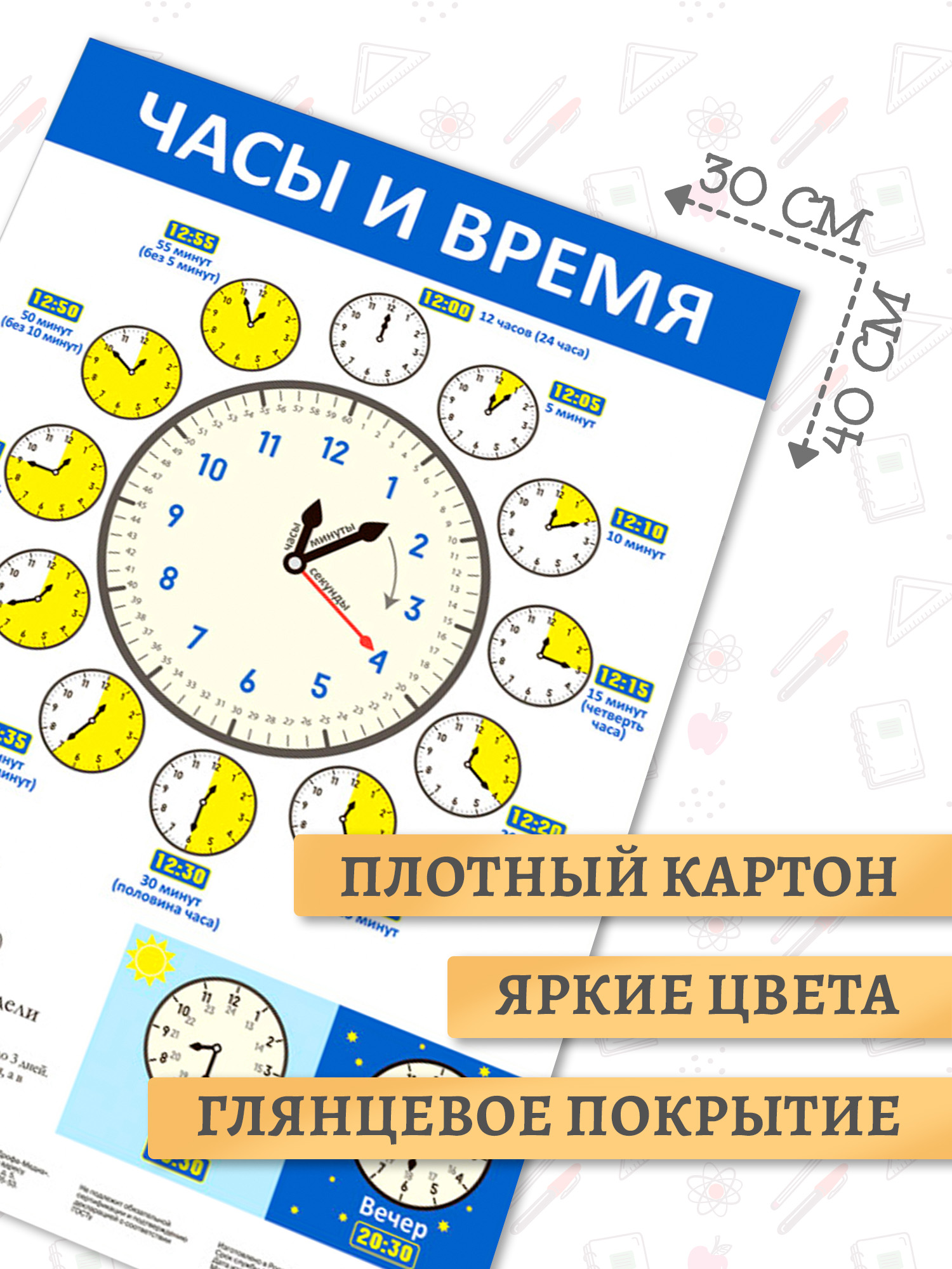 Набор обучающих плакатов Дрофа-Медиа Возраст 5-7 лет 10 видов 3962 - фото 3