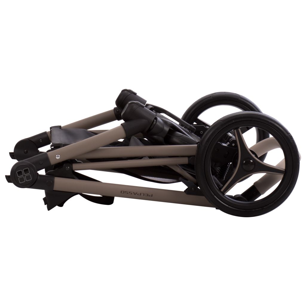 Коляска 2в1 Bebetto Pelpasso 01 Kaszmir св.бежевый бежевый - фото 16