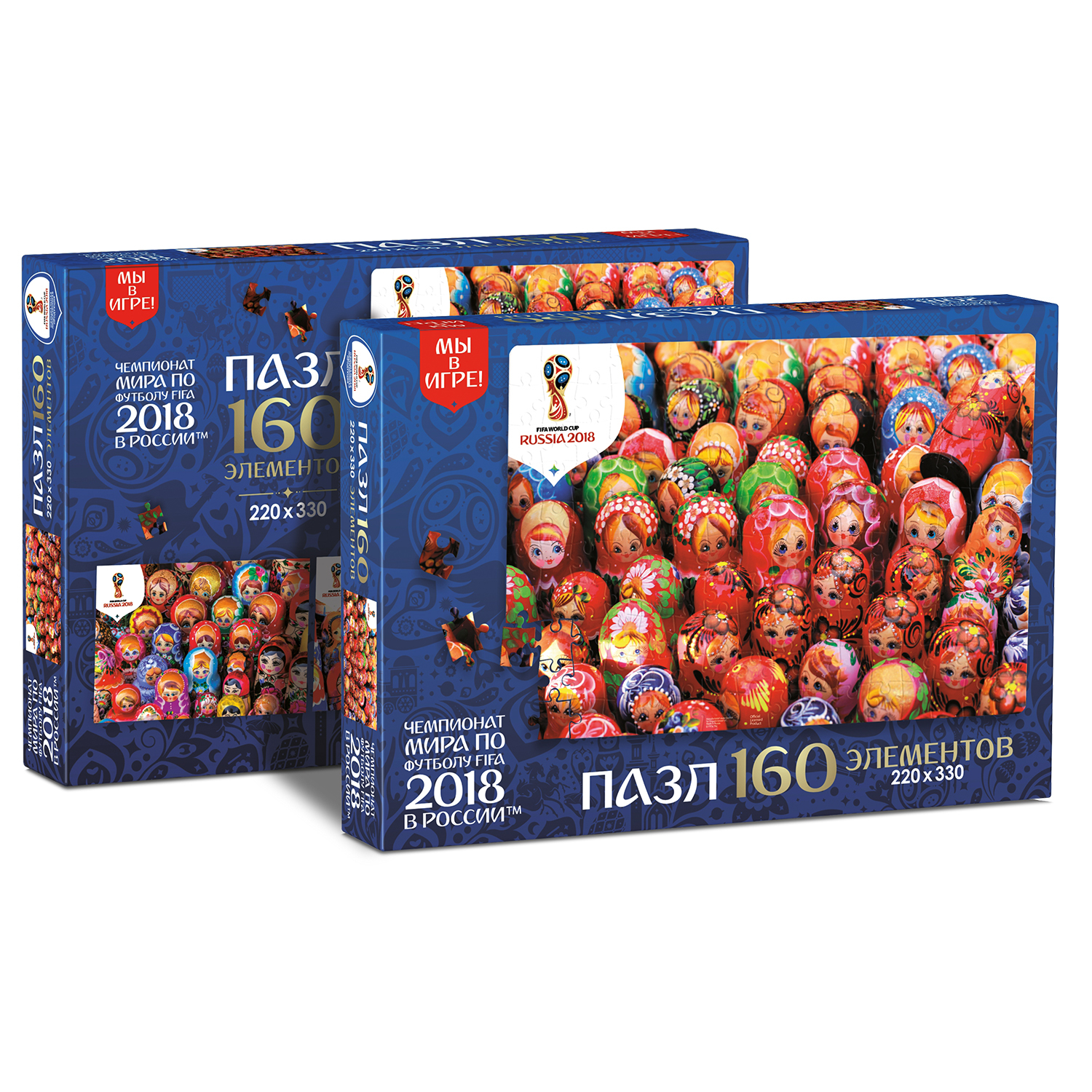 Пазл 2018 FIFA World Cup Russia TM Матрешки 160 эл.в ассортименте классический в ассортименте - фото 12