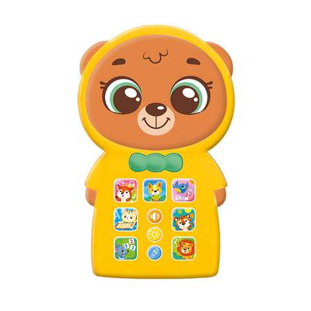 Игрушка Zabiaka телефон музыкальный Весёлый мишутка