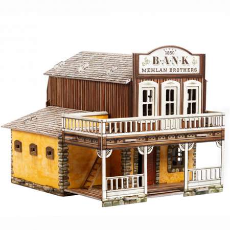 Игрушка из картона Умная бумага Дикий запад Банк 469