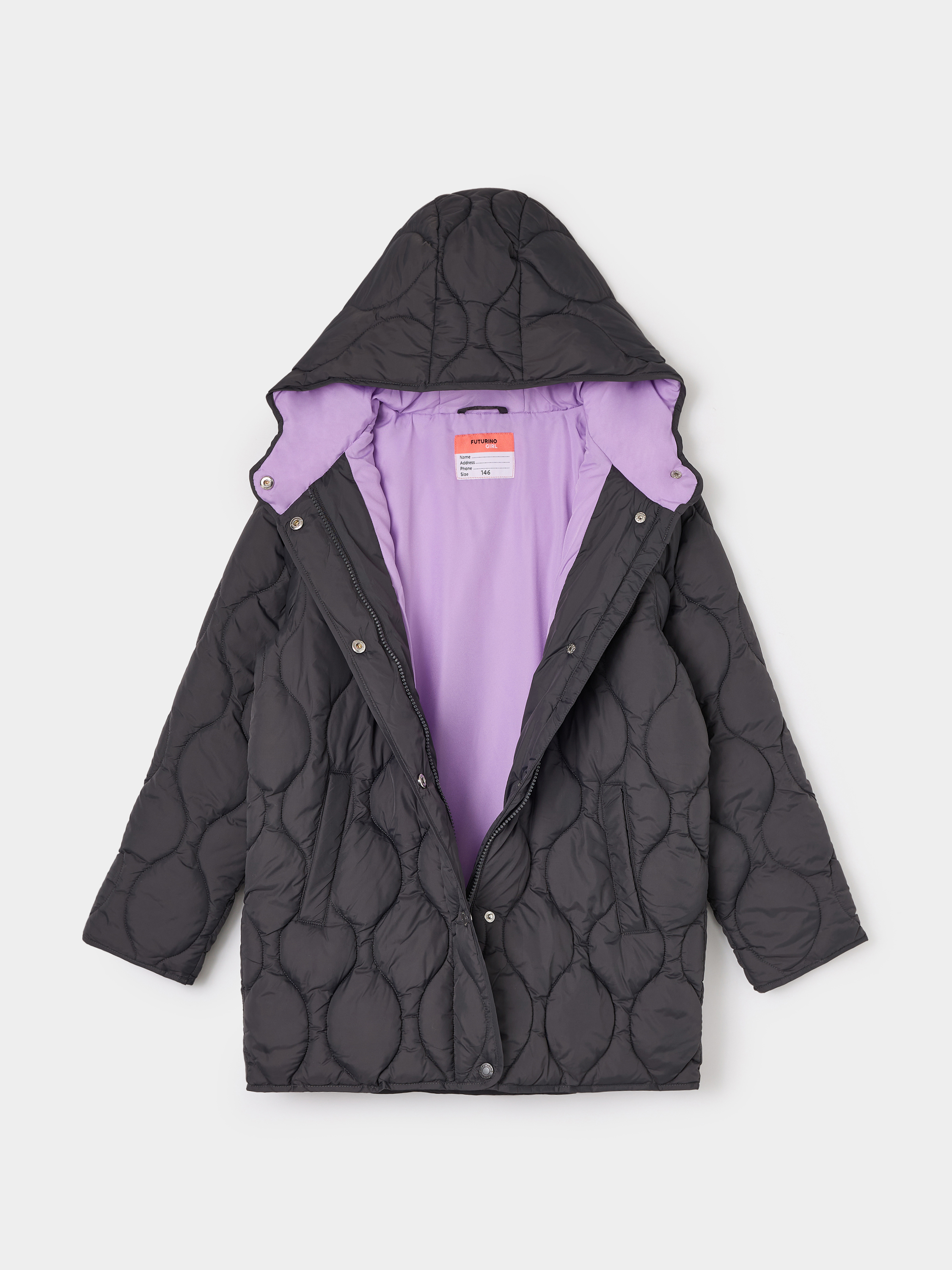 Пальто Futurino W26FU3-SA16tg-99 - фото 3