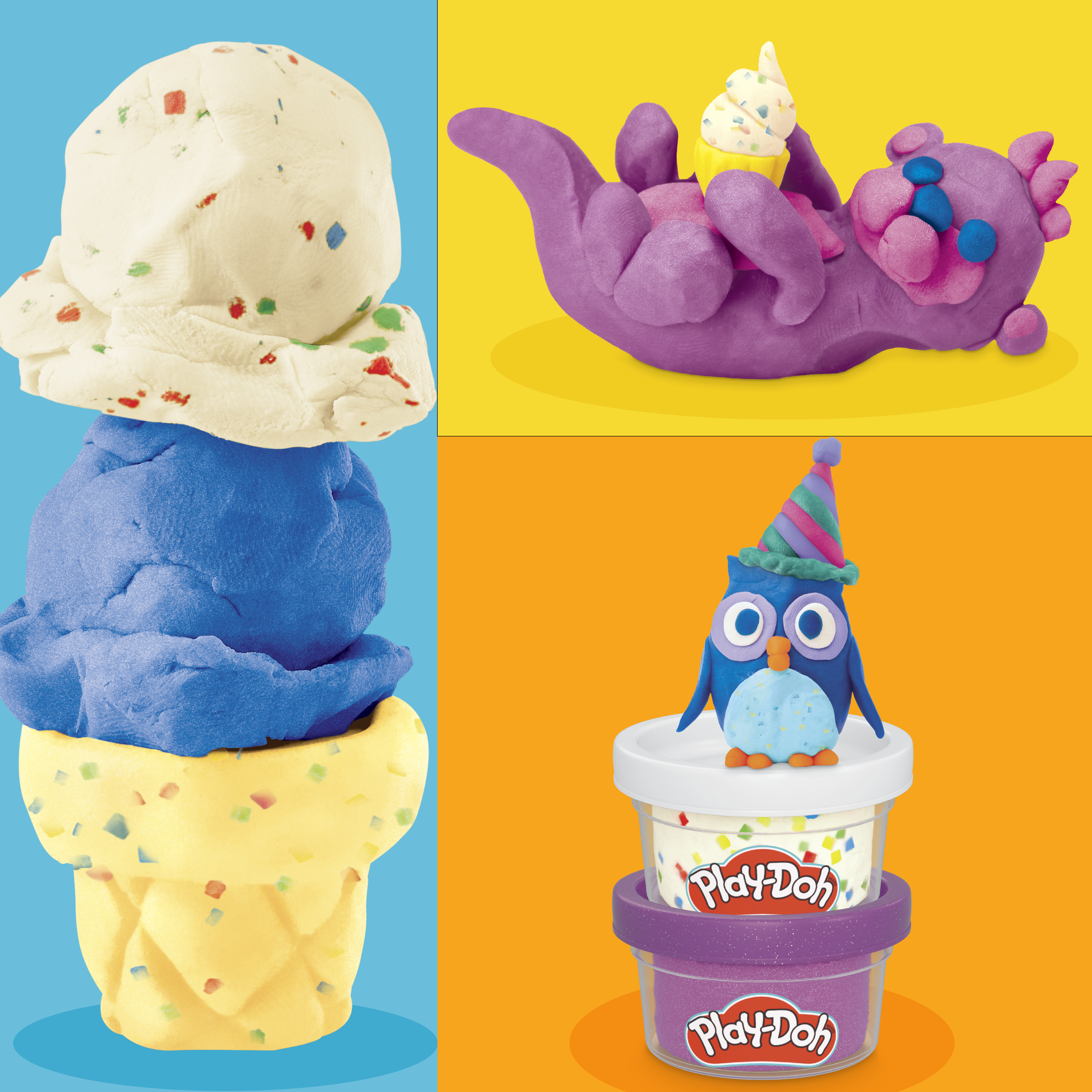 Масса для лепки Hasbro Play Doh 21шт Любимые цвета - фото 3