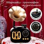 Музыкальная шарманка TIPTOPOLIS граммофон черный
