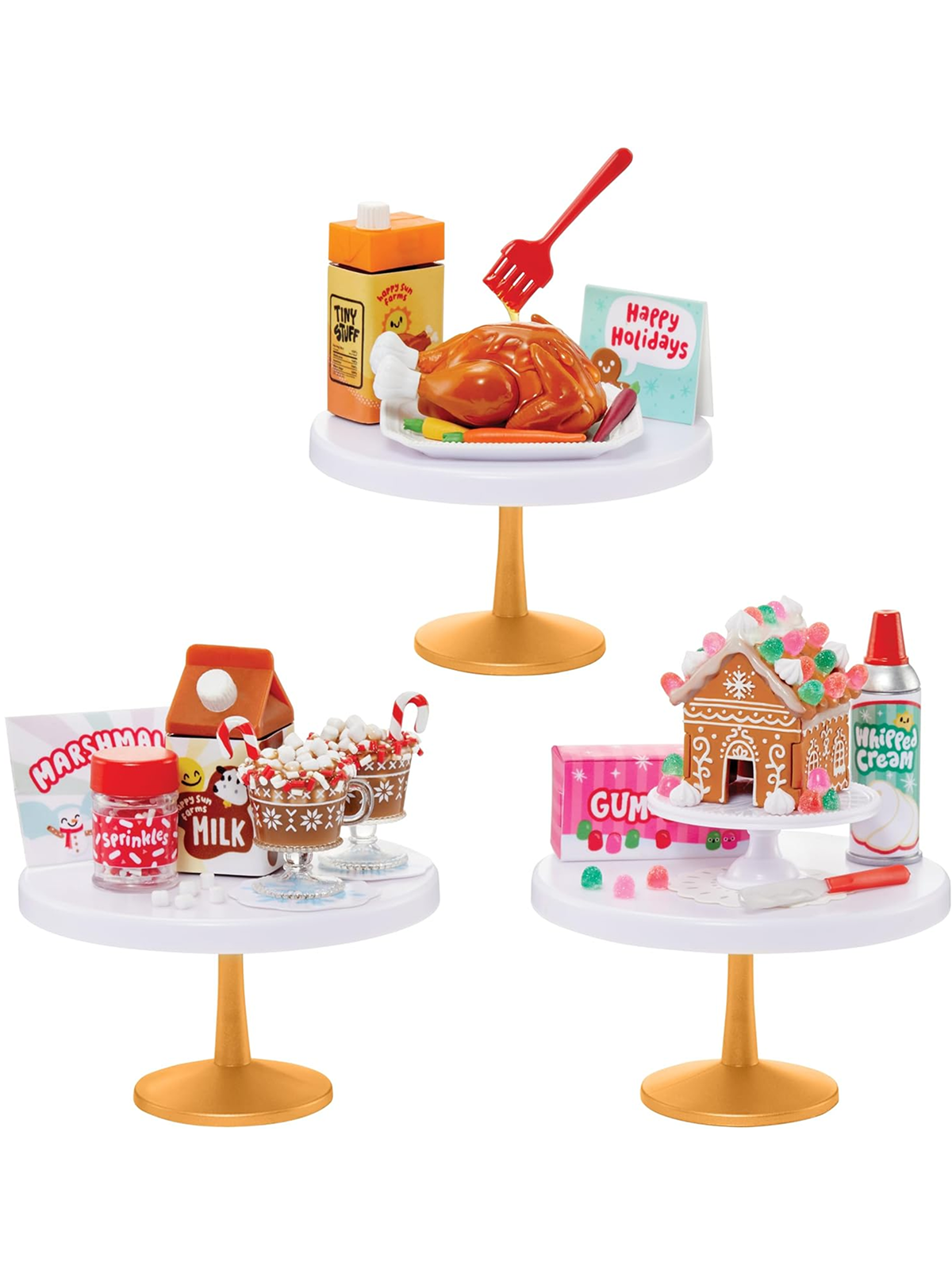 Игровой набор MGAs MiniVerse Diner Holiday Food - фото 3