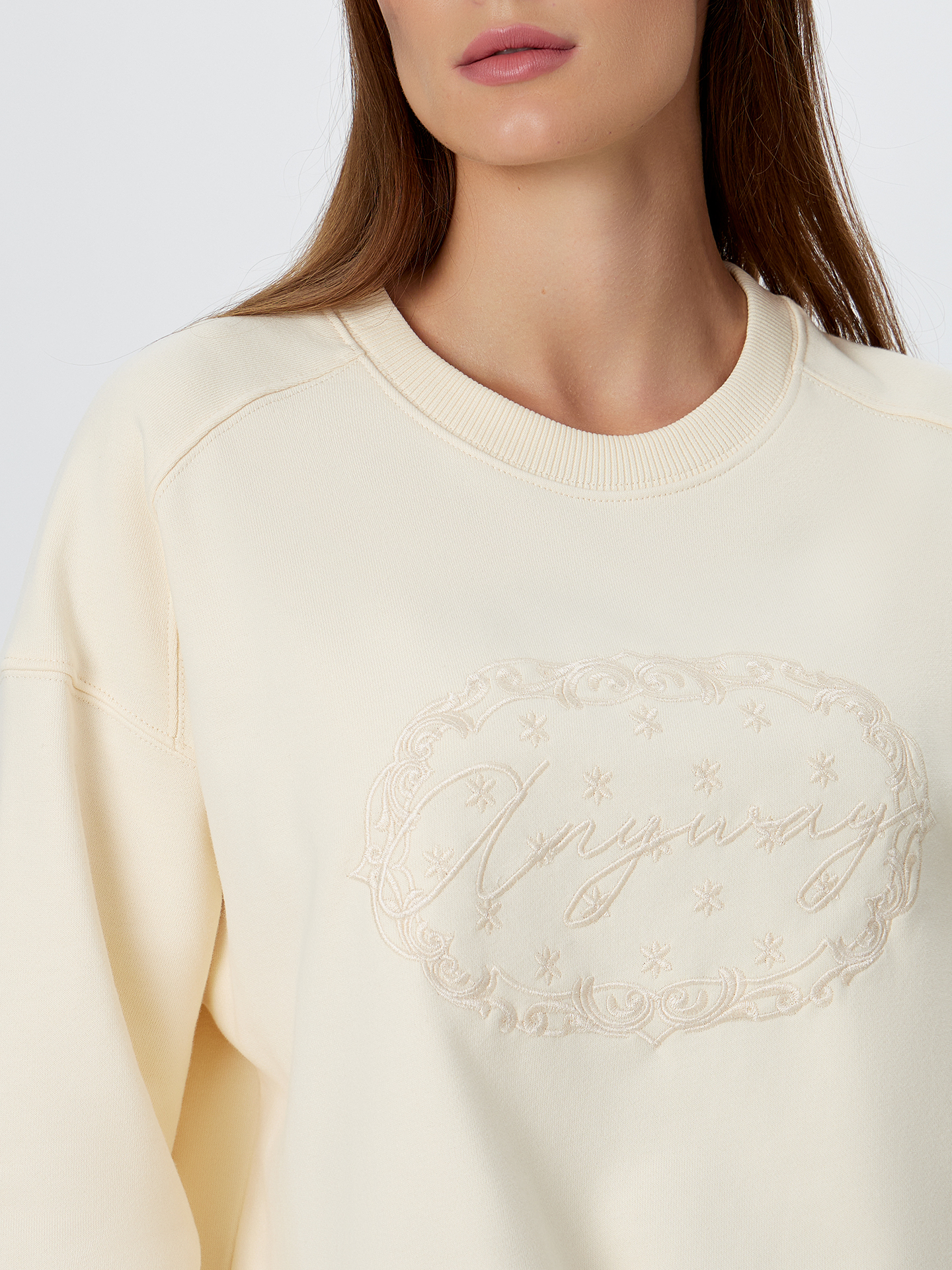 Свитшот Mark Formelle (Марк Формэль) 122969/сливочное масло - фото 5