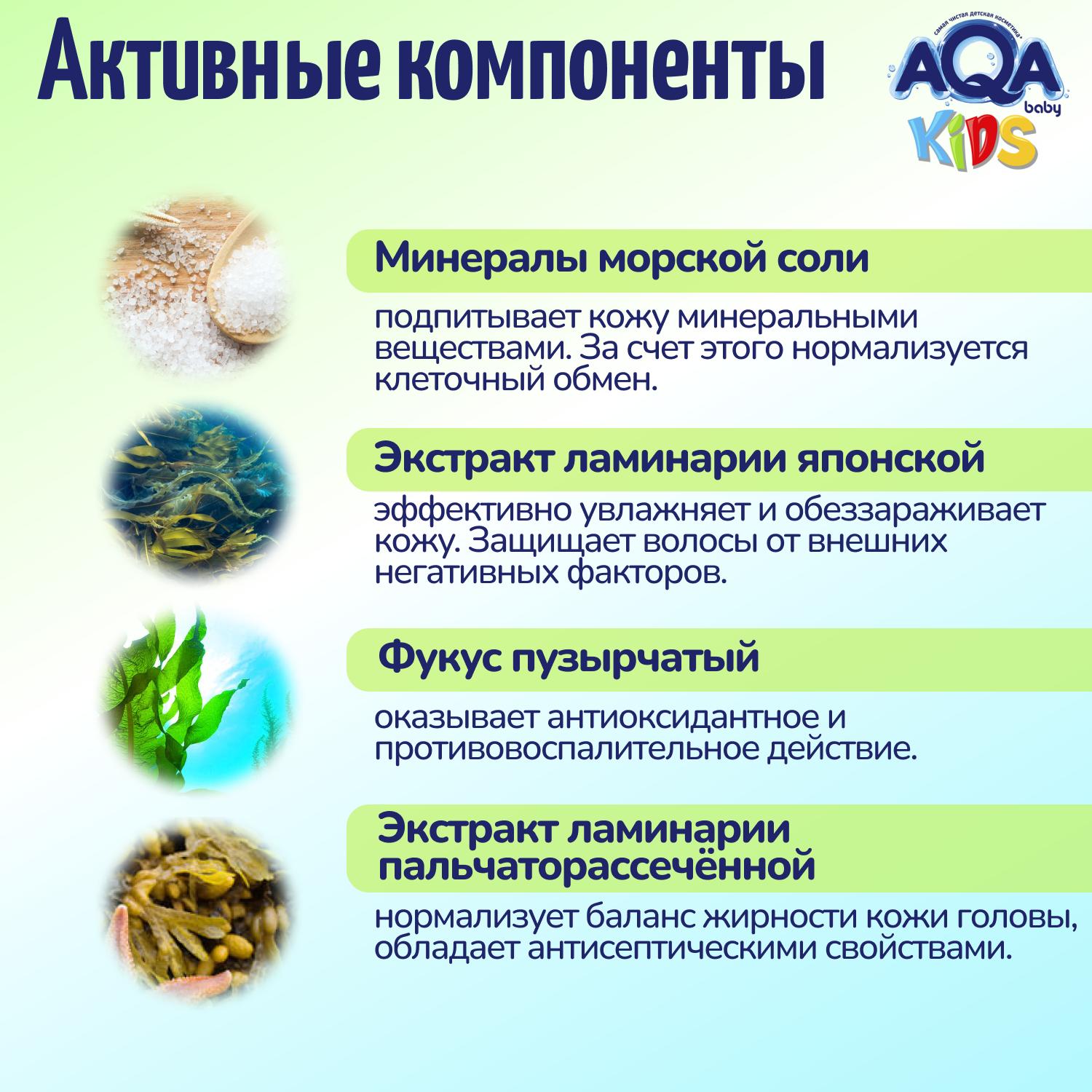 Шампунь AQA baby Kids для мальчиков 250 мл - фото 4